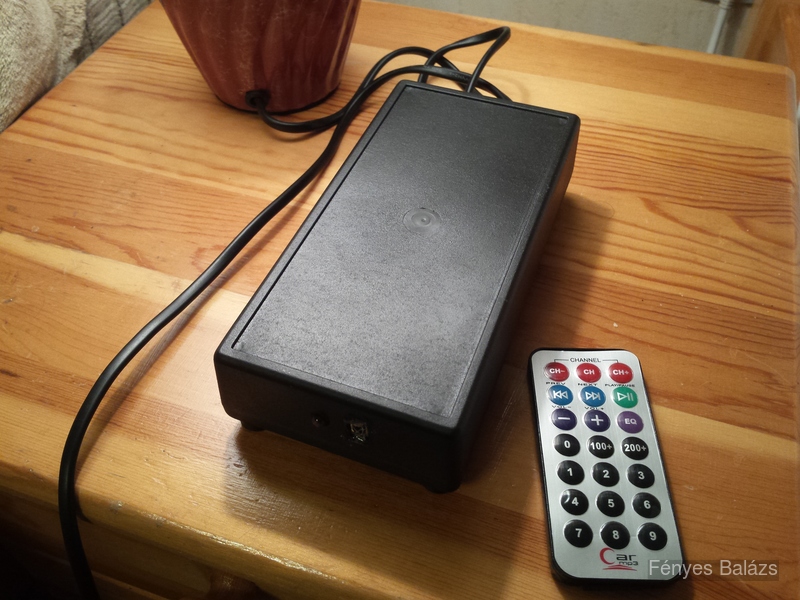 The dimmer in a plastic case