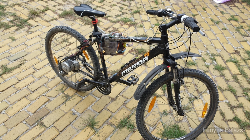 The bicycle with a chain drive
