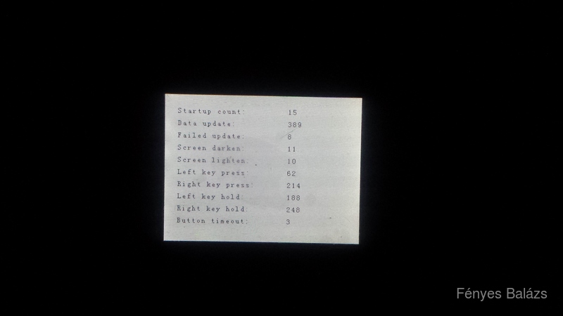The hidden debugging screen